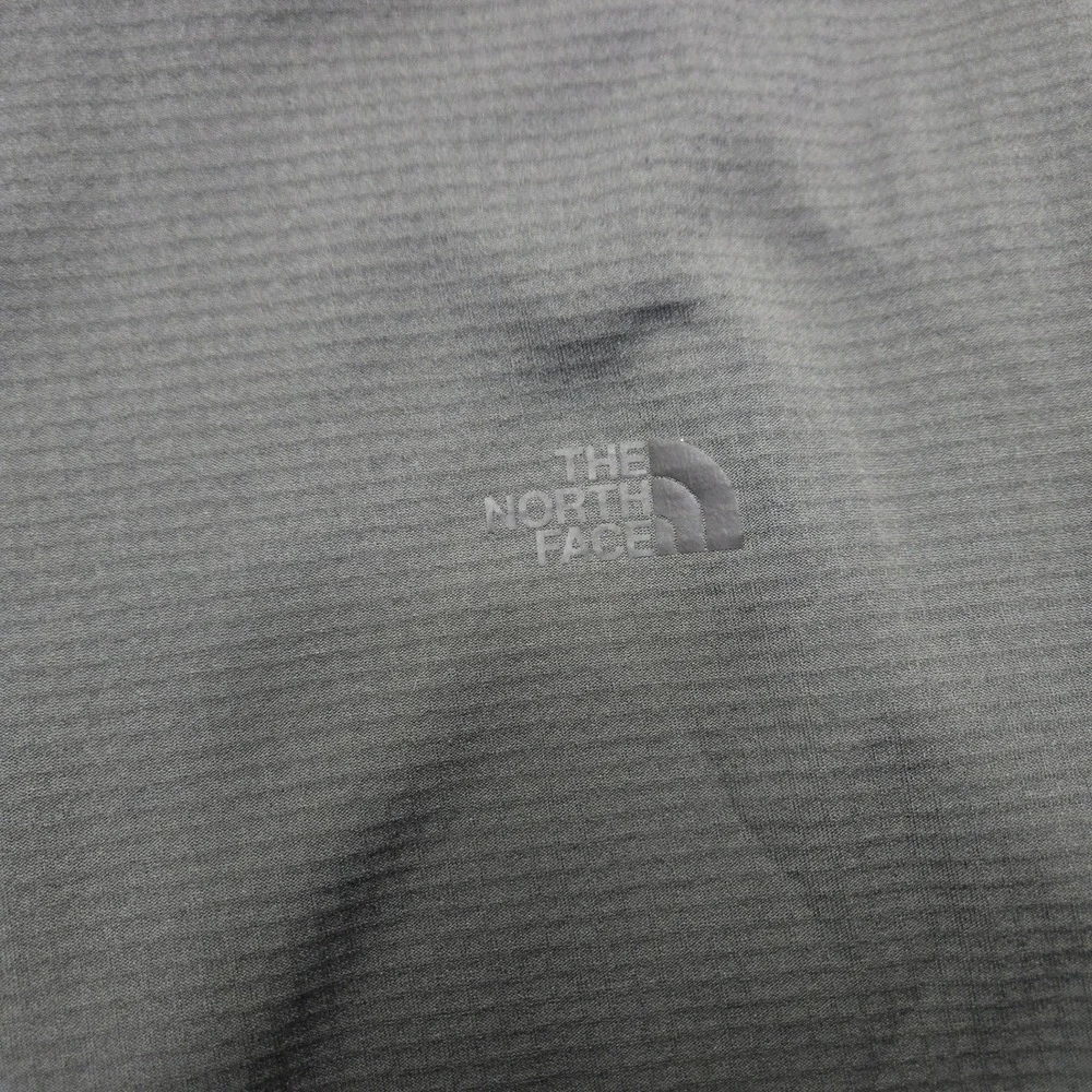 The North Face Men's Wayroute Full Zip Jacket Textured Waffle Knit Gray XL